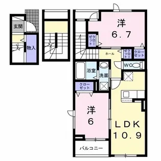 シーパレス弐番館【3階】の間取り