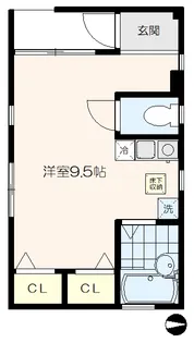 Court矢来【1階】の間取り