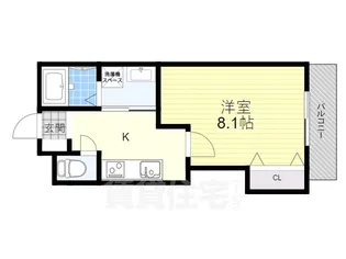 グリーンシャトー北摂【2階】の間取り