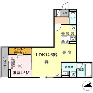 エルバ庚午【2階】の間取り