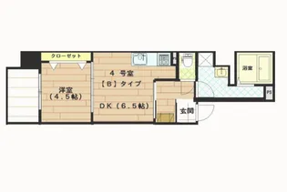 Forest Court 南大江公園【9階】の間取り