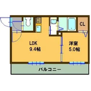 Dolce Vita GAKUENMAE【4階】の間取り