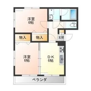 ピソデニーニョス【3階】の間取り