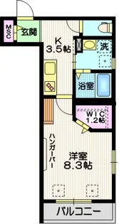 サニーハイツ目黒【4階】の間取り