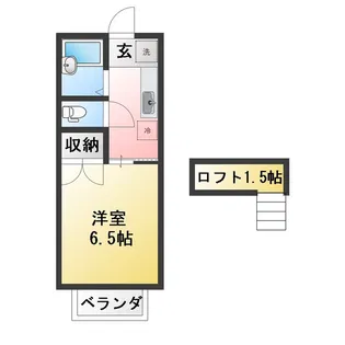 ファインハイツ【1階】の間取り