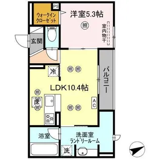 The Soveria【1階】の間取り