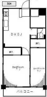 グロワール志村【3階】の間取り
