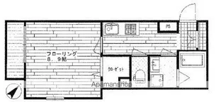 アヴニール【2階】の間取り