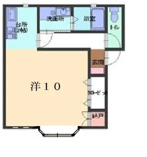 クレセントII【2階】の間取り