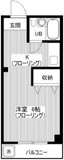 東京都中野区中野5【マンション】の間取り