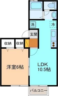 セントラルガーデン【1階】の間取り