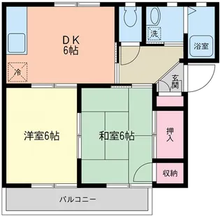 メゾンリーブ【2階】の間取り