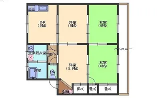 畑本マンション【3階】の間取り