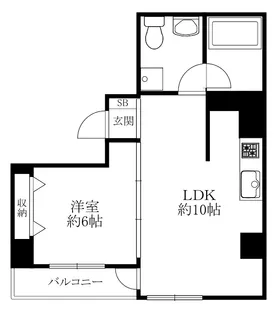 クレア【7階】の間取り