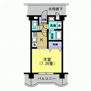 Hyde Park【3階】の間取り
