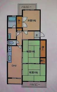 パストラルハイム【2階】の間取り