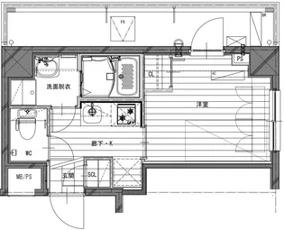 大京レジデンス【6階】の間取り
