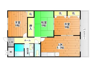 サントル・ドゥ・ヴィラージュ【1階】の間取り