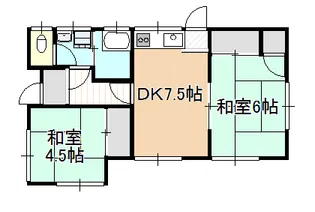 岡山県岡山市北区楢津【一戸建】の間取り
