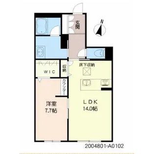 シャーメゾン湖東グランデ【1階】の間取り