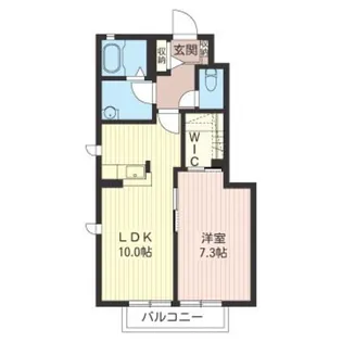 エクセレント【1階】の間取り