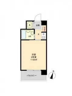 Lion竹屋町【2階】の間取り