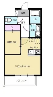 キルシュ・バオム【2階】の間取り