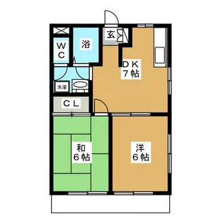 アーク下永谷【1階】の間取り