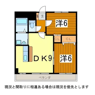 山形県山形市鉄砲町1【マンション】の間取り