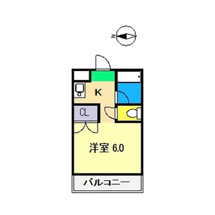 サニーパレス朝倉【3階】の間取り