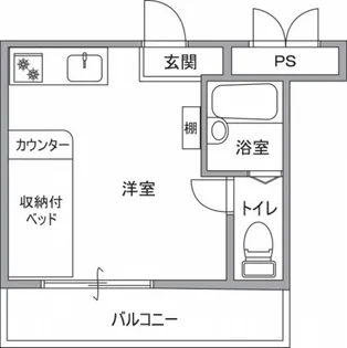 ネットビル4【2階】の間取り