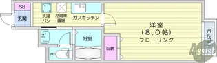 アスコット多賀城【1階】の間取り