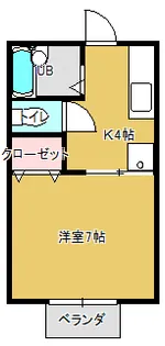 TRハイツ【1階】の間取り