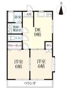 Majesty松本 A棟【1階】の間取り