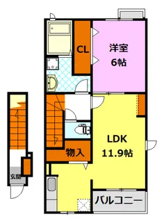 スターライト【2階】の間取り