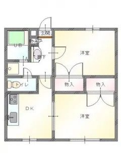 パルフィオーレF【1階】の間取り