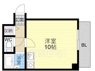 セント中御影【3階】の間取り