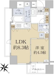 セントラルプレイス南大塚【3階】の間取り