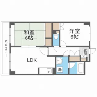 マジョール松崎町【3階】の間取り