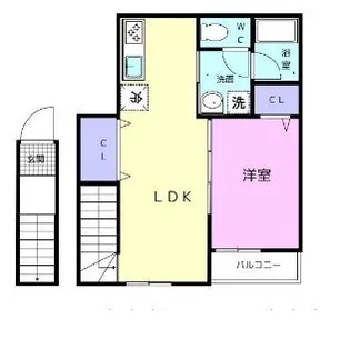 TJ重根【2階】の間取り