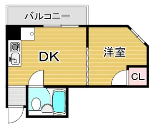 PASES鷹野橋【5階】の間取り
