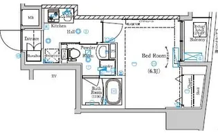 神奈川県横浜市南区西中町1【マンション】の間取り