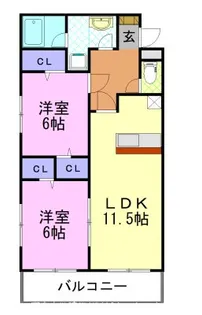 アッサンブラージュ【2階】の間取り