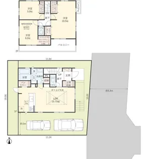 千葉県船橋市大穴北3【一戸建】の間取り