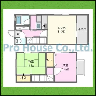 東京都小平市仲町【一戸建】の間取り