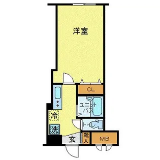 Renato広瀬通【9階】の間取り