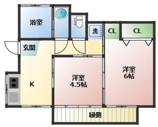 神奈川県藤沢市亀井野【一戸建】の間取り
