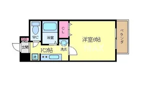 Un Castello 西院【5階】の間取り