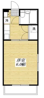 東京都日野市万願寺4【アパート】の間取り