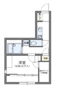 神奈川県川崎市多摩区中野島6【アパート】の間取り